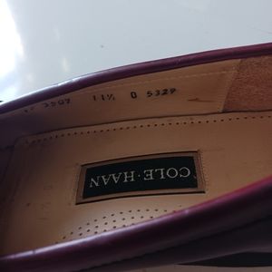 Cole Haan Burgundy toe Pinch tassel men's shoes